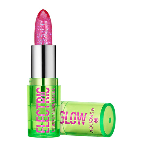 essence ELECTRIC GLOW colour changing lipstick