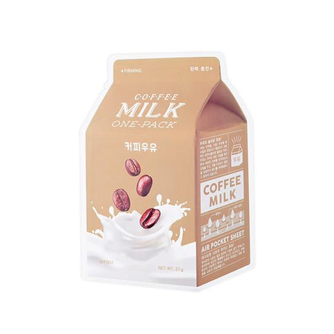 A'PIEU Milk One Pack #Coffee Milk Sheet Mask