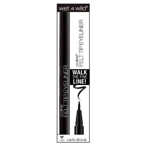 Wet n Wild ProLine Felt Tip Eyeliner - Black - Glamorous Beauty