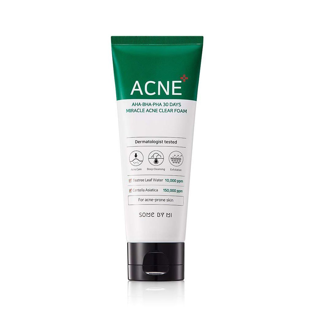 Some By Mi AHA.BHA.PHA 30 Days Miracle Foam - 100ml - Glamorous Beauty