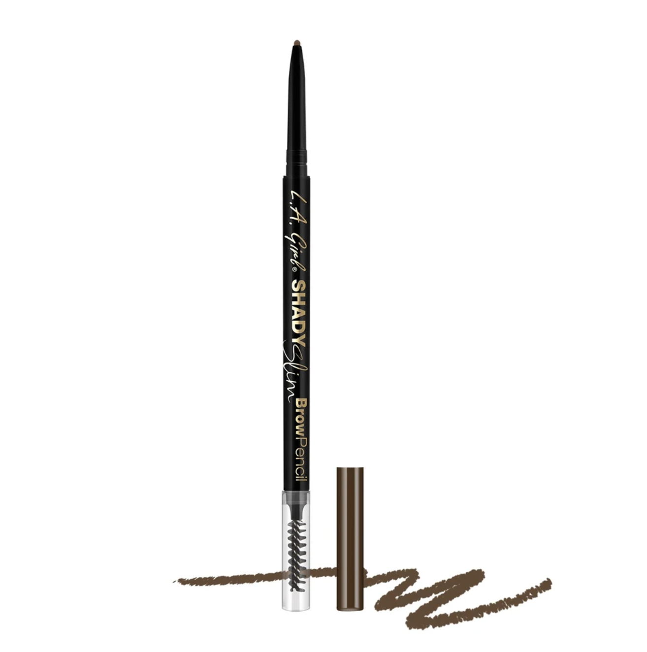 La Girl Shady Slim Brow Pencil - Medium Brown