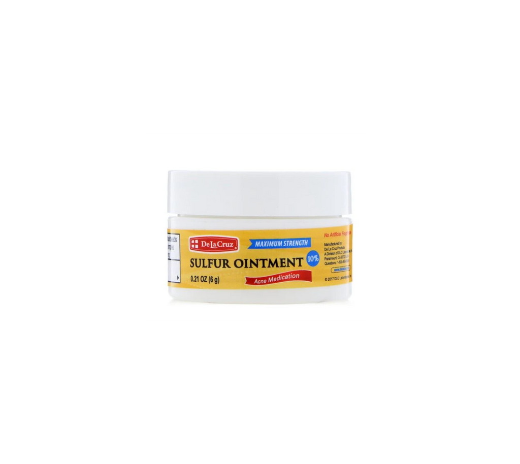 De La Cruz Sulfur Ointment 10% Acne Medication Ointment - Glamorous Beauty