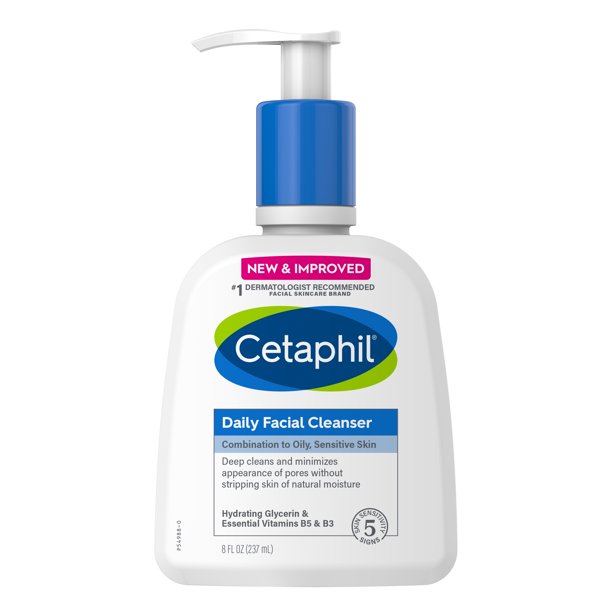 Cetaphil Daily Facial Cleanser for Normal to Oily Skin - 237 ml - Glamorous Beauty