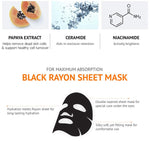 Jayjun Cosmetic Real Water Brightening Black Mask - 1 Sheet - Glamorous Beauty