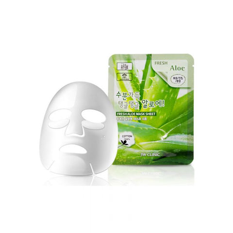 3W CLINIC Fresh Mask Sheet - Aloe
