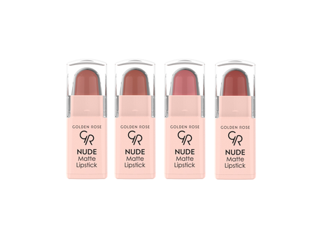 Golden Rose Mini Matte Lipstick Set - Mix