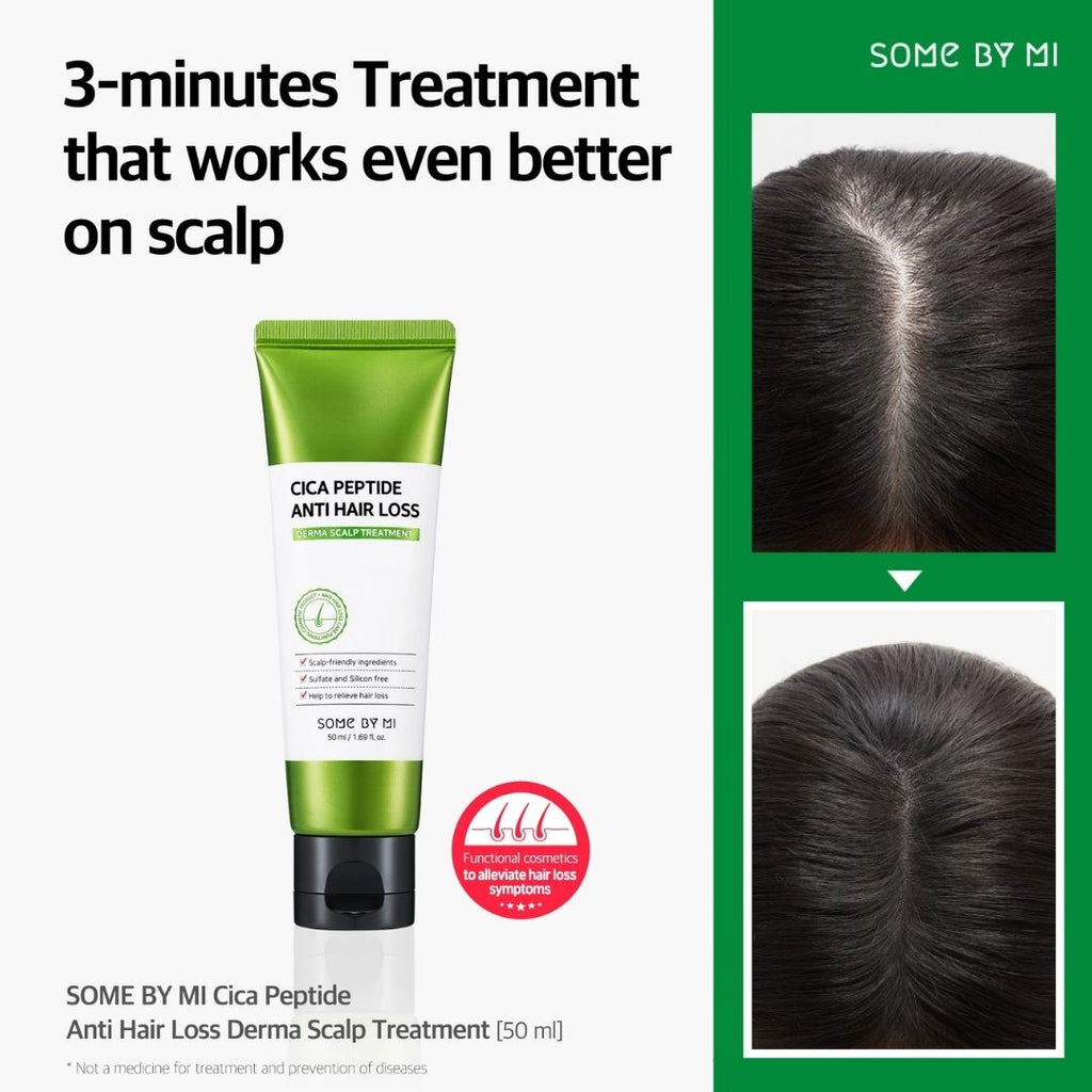 SOME BY MI  Cica Peptide Anti Hair Loss Derma Scalp Treatment - Glamorous Beauty